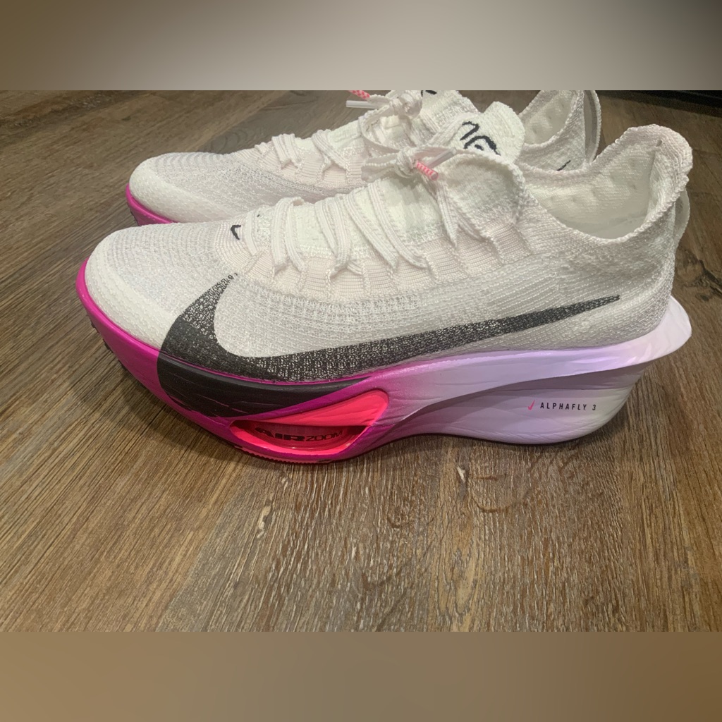Nike Air Zoom Alphafly Next% 3 Running Shoes White Fd8311-100 Men Sz 6/ Wmn 7.5